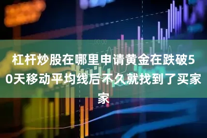 杠杆炒股在哪里申请黄金在跌破50天移动平均线后不久就找到了买家